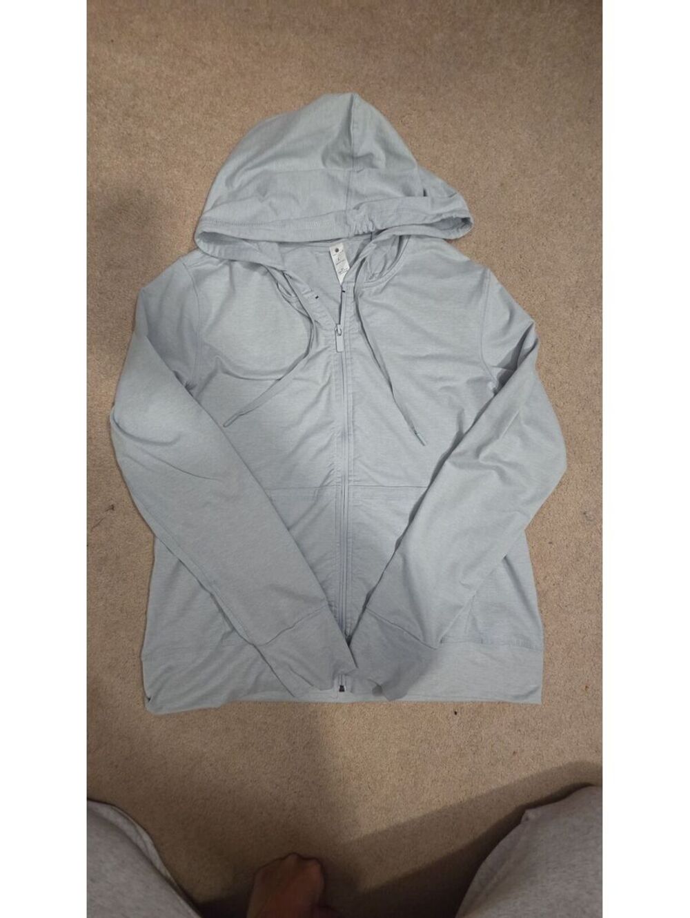 Yogalicious Lux Gray Full Zip Size Large